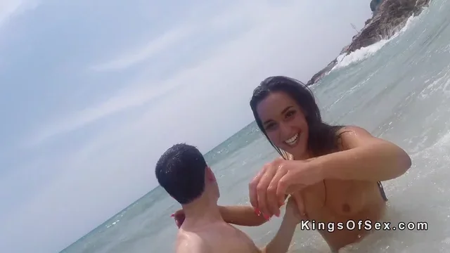 Wet Beach Couples - Couple stole camera and fucked at beach (7:22) - ALOT Porn